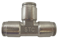 Stainless Steel Tee Union Push To Connect Fitting